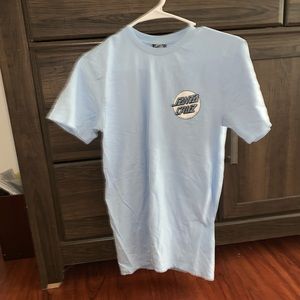 Santa Cruz baby blue shirt